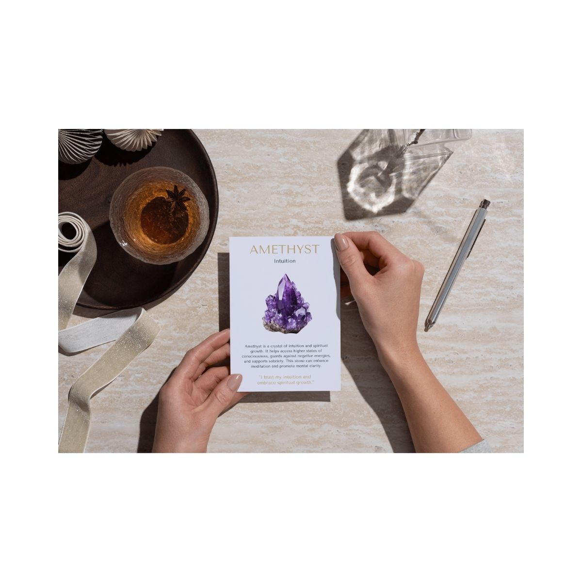 Crystal Meaning Cards