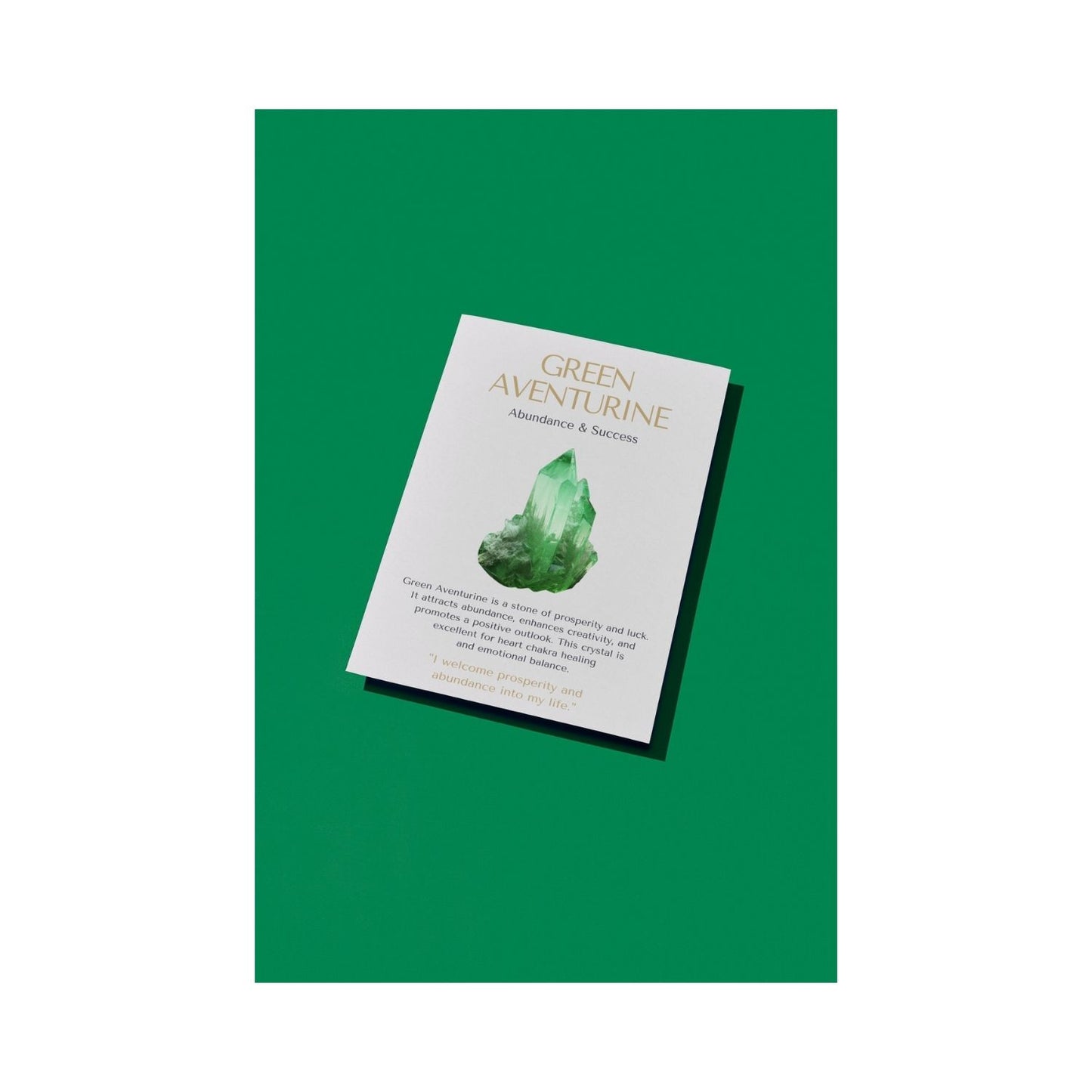 Crystal Meaning Cards