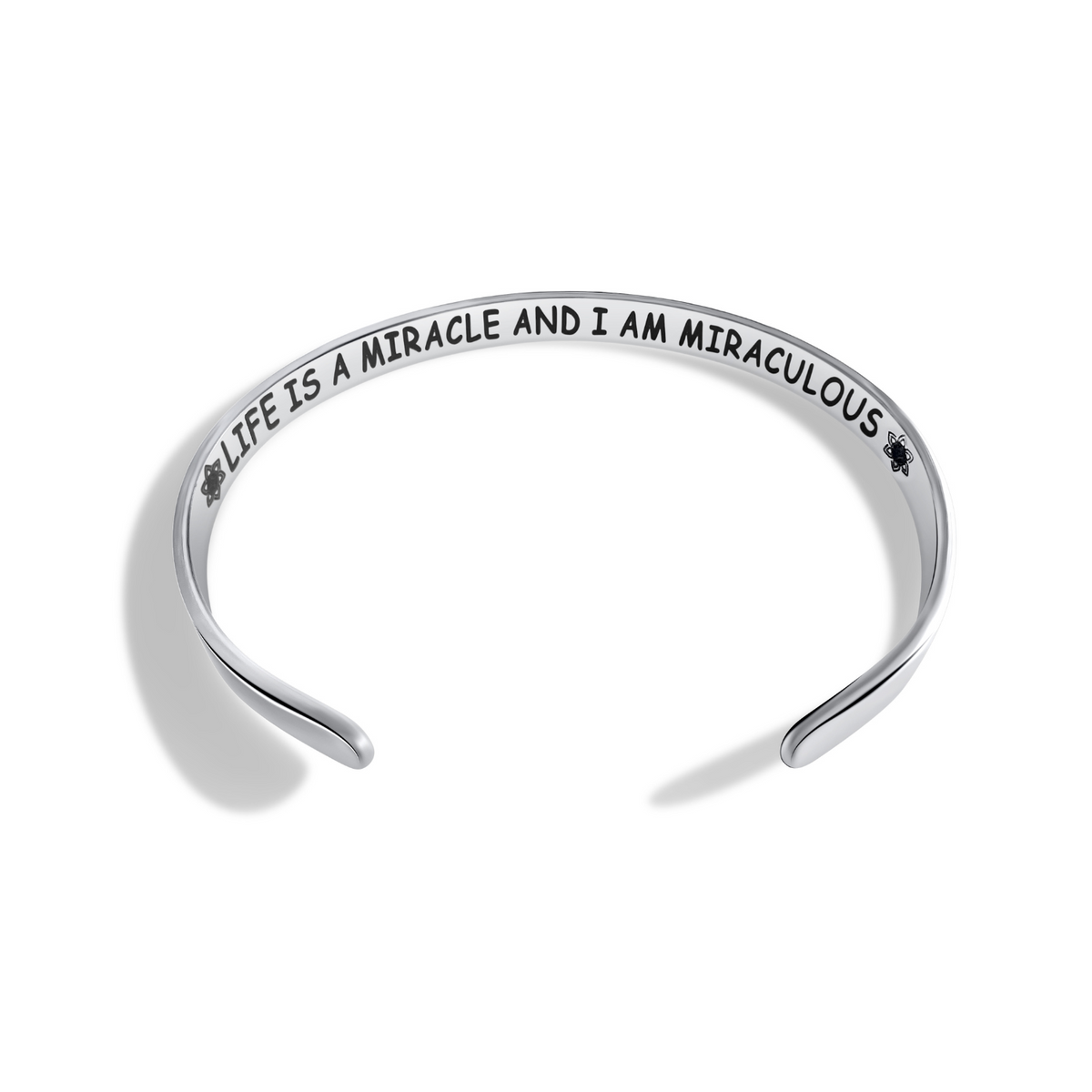 Life is a Miracle and I Am Miraculous (Mantra Cuff)