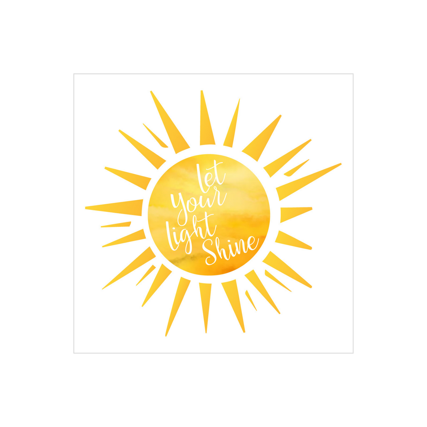 Let Your Light Shine