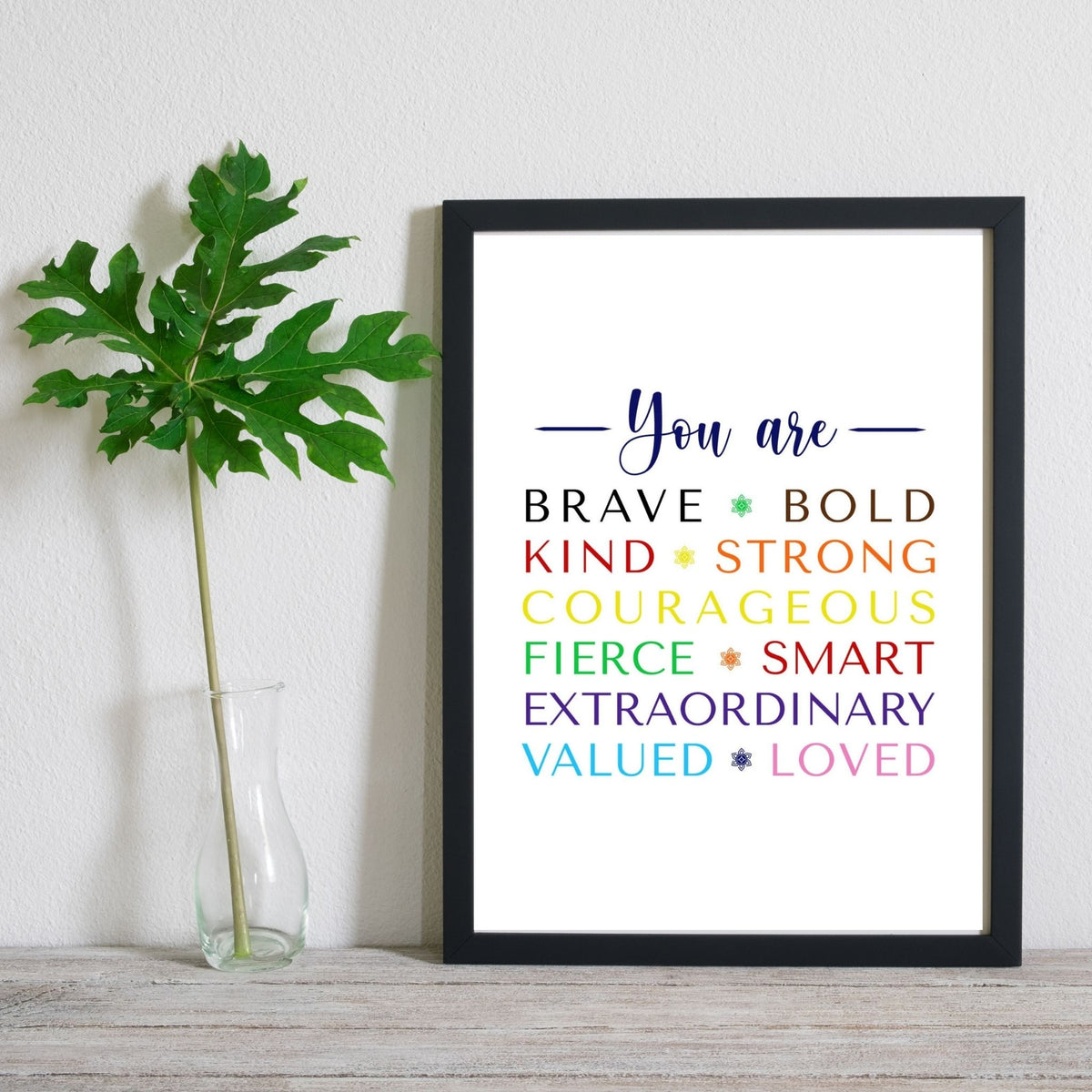 Brave &amp; Bold (Printable Art)