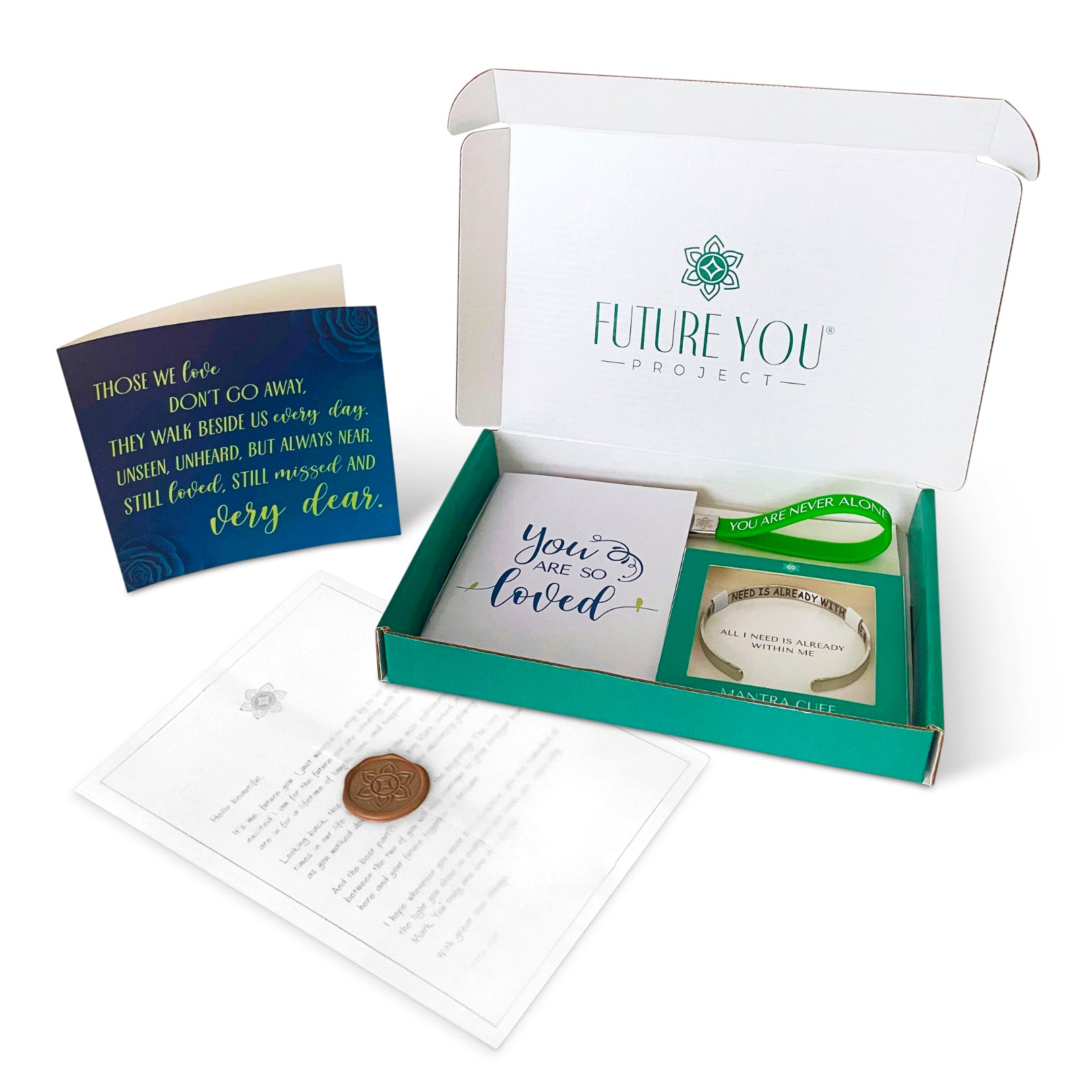 Deepest Condolences gift box with Future You Letter™