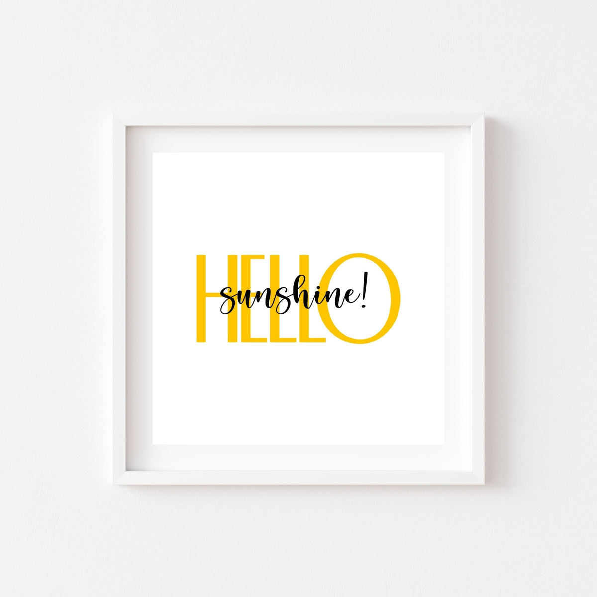 Hello Sunshine (Printable Art)