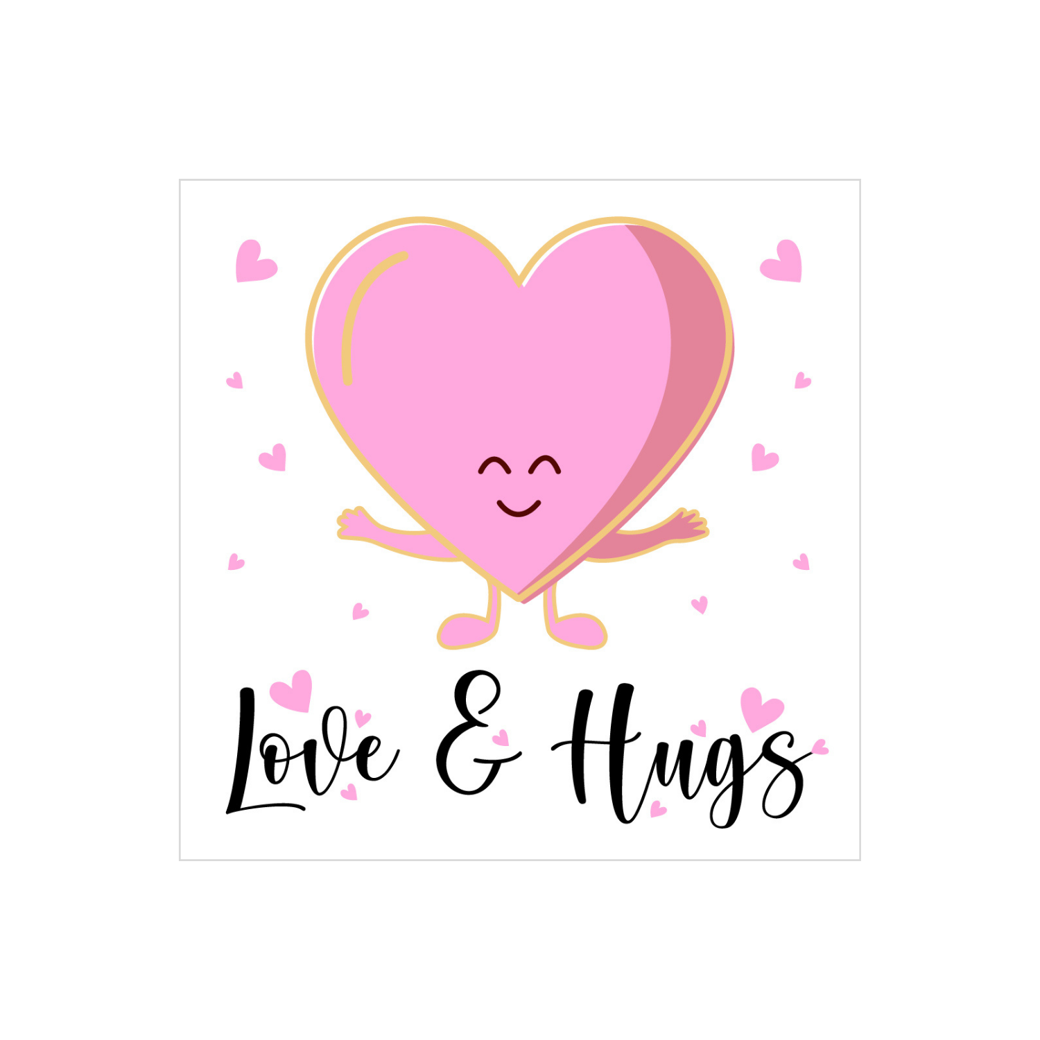 Love & Hugs Letter