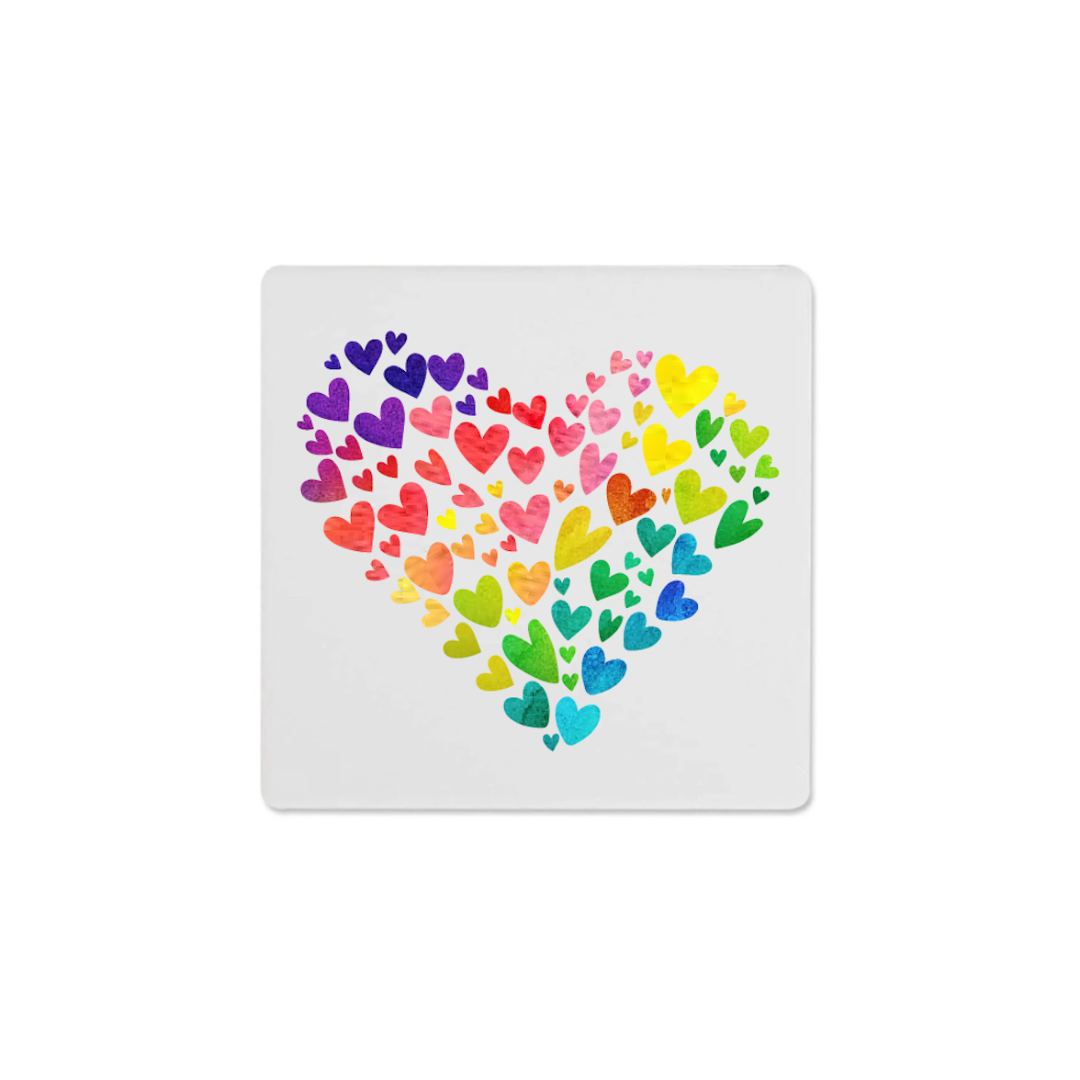 Rainbow Heart (Coaster)