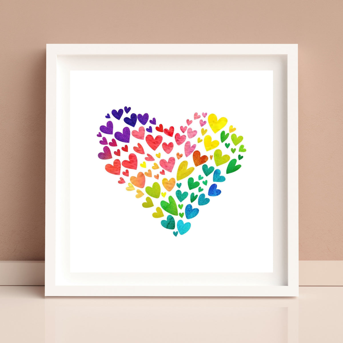 Rainbow Heart (Printable Art)