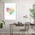Rainbow Heart Digital Print