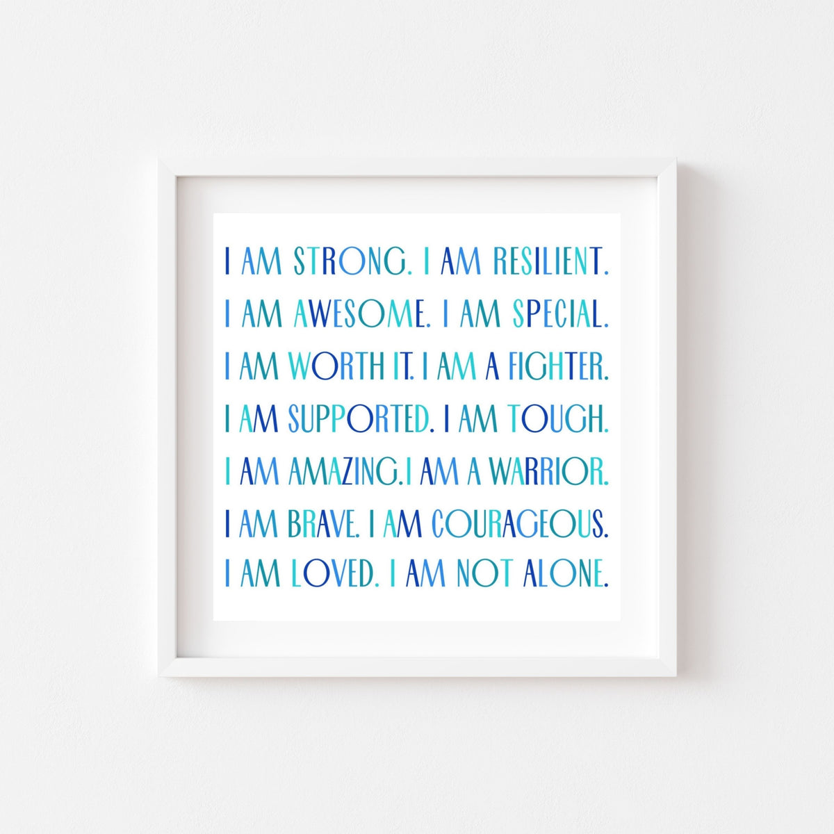 Strong Affirmation (Printable Art)