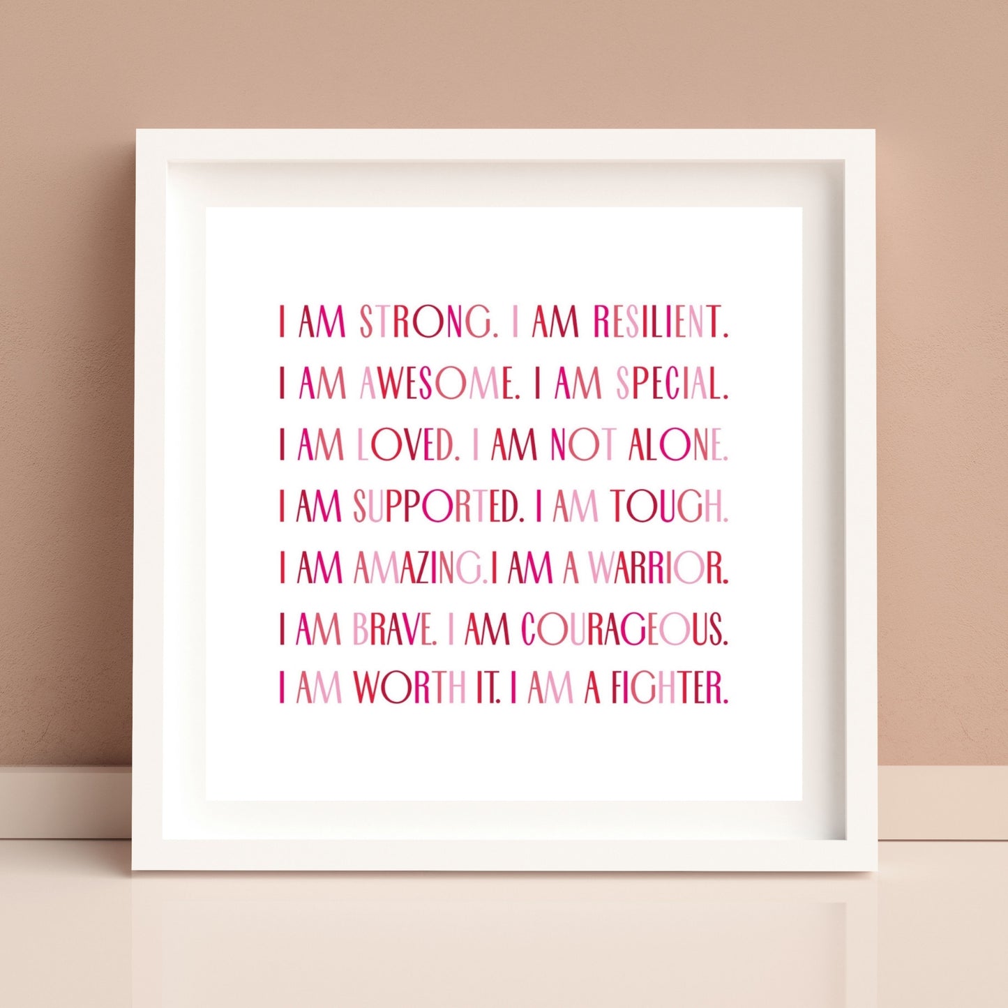 Strong Affirmation (Printable Art)