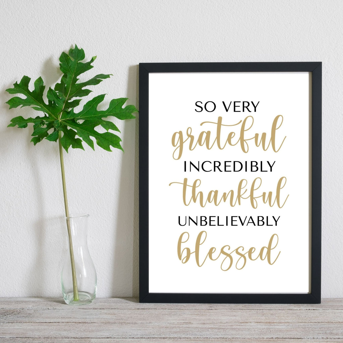 Thankful &amp; Blessed (Digital Print)