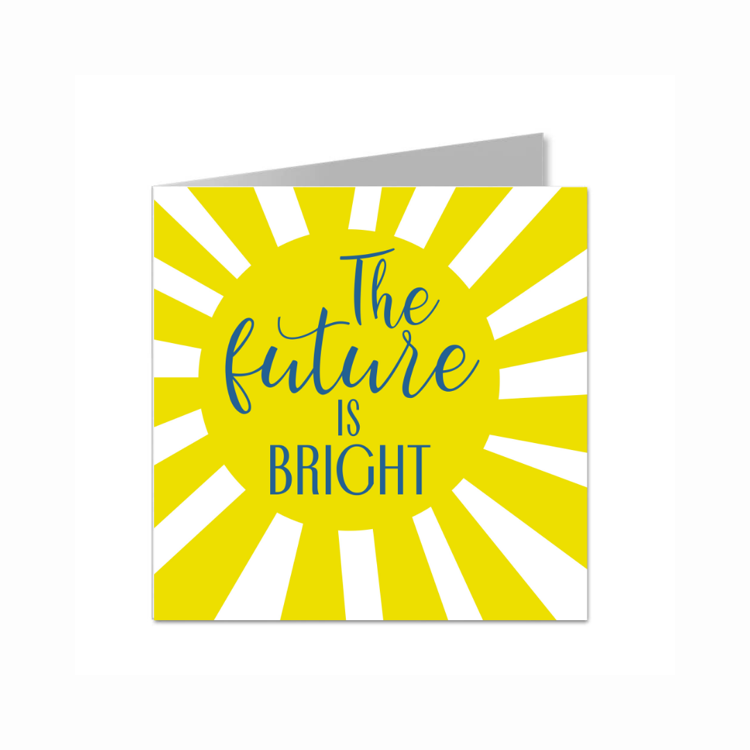 The Future is Bright Framed Print