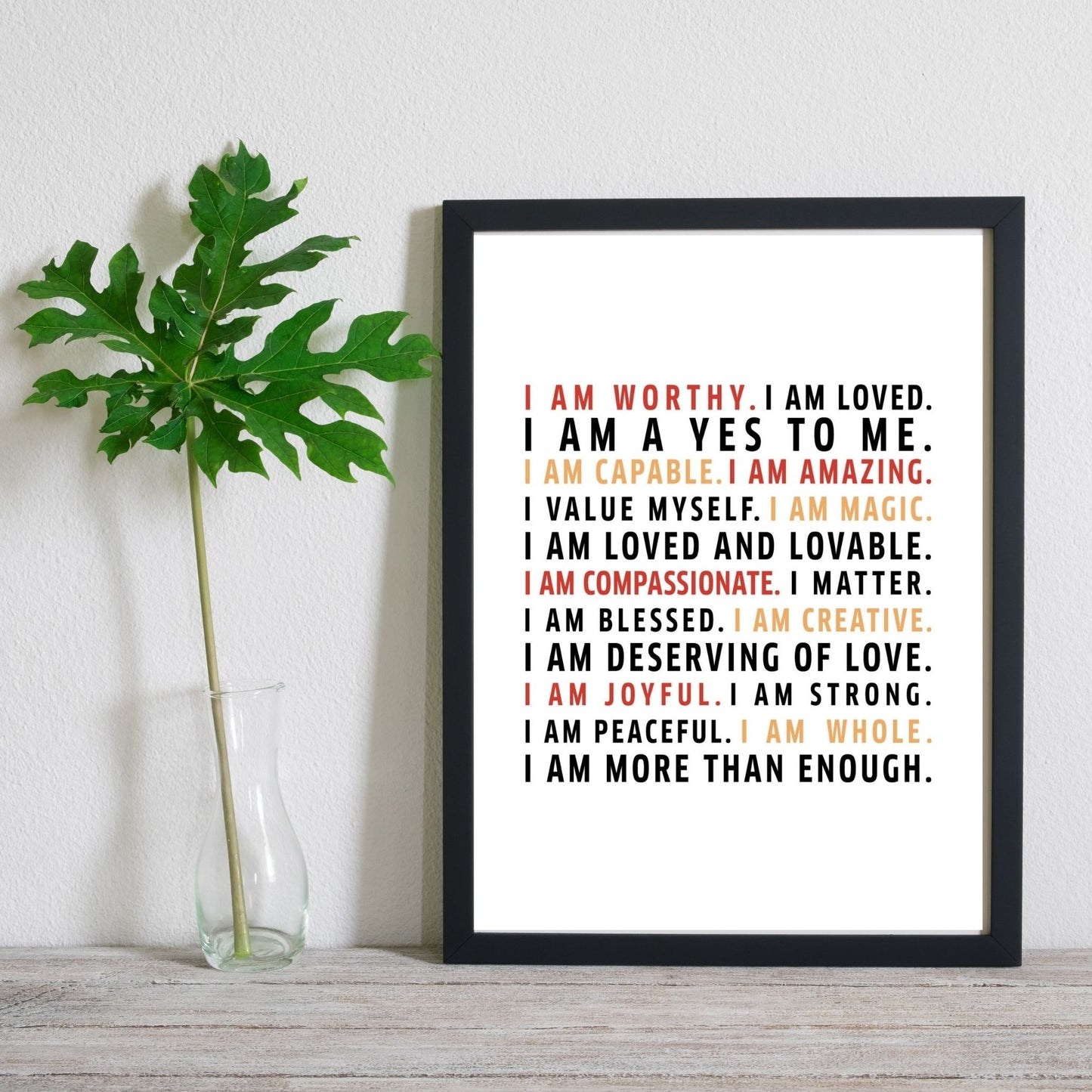 Worthy Affirmation (Printable Art)