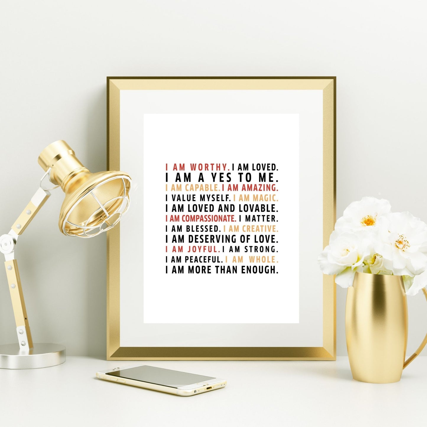 Worthy Affirmation (Printable Art)